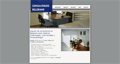 Desktop Screenshot of consultoriosbelgrano.com