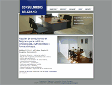 Tablet Screenshot of consultoriosbelgrano.com